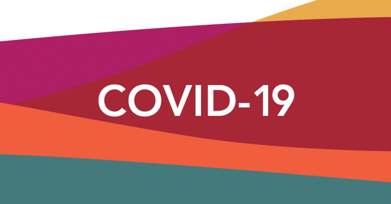 Web banner: COVID-19